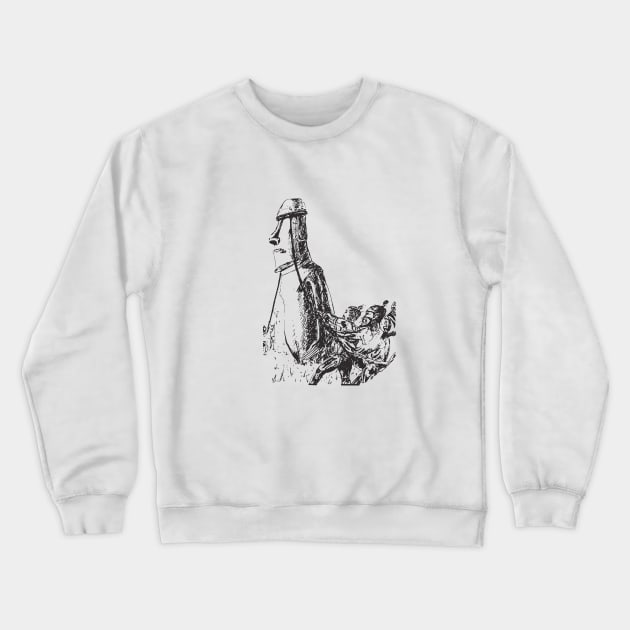 Moving Statue - Pulling Together Crewneck Sweatshirt by Whites Designs